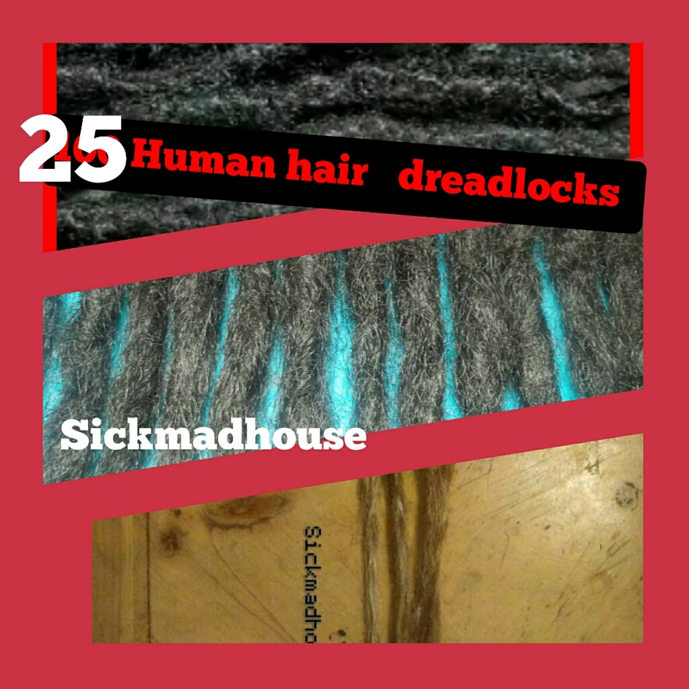 100%Human hair dreadlocks
